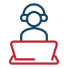 Online teaching icon